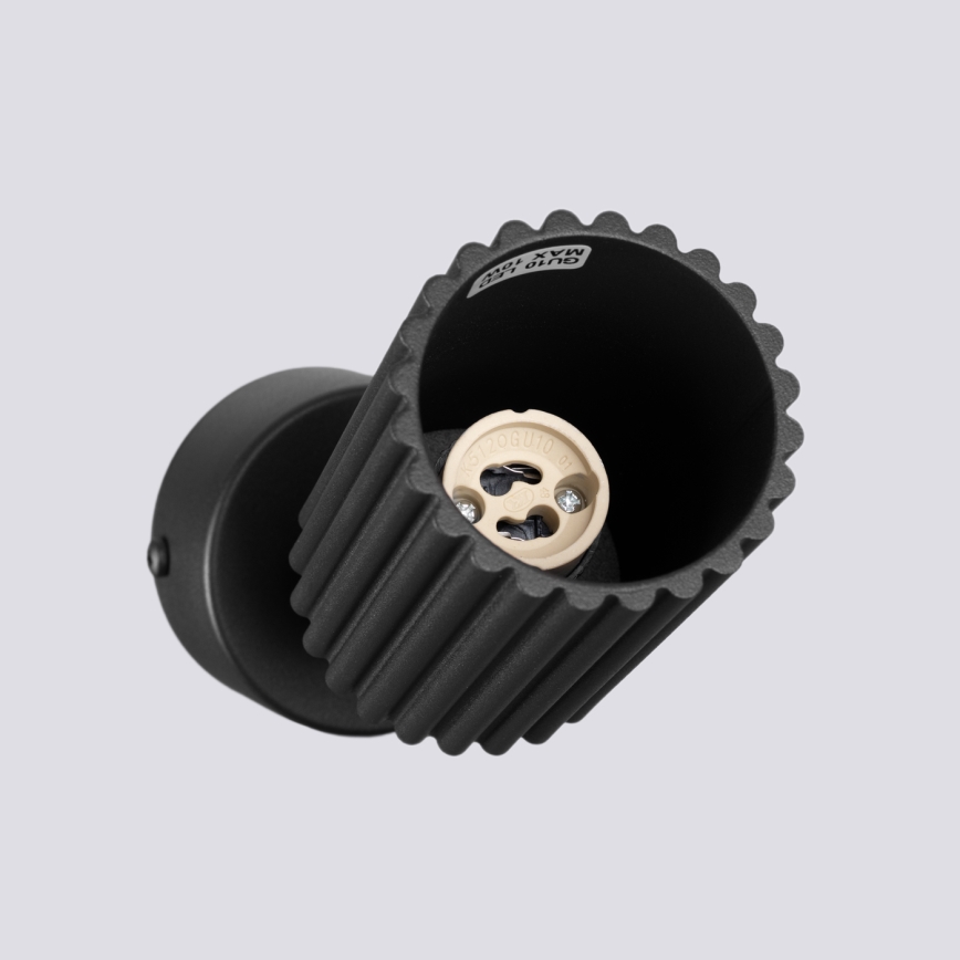 Oprawa punktowa KARBON 1xGU10/10W/230V czarna