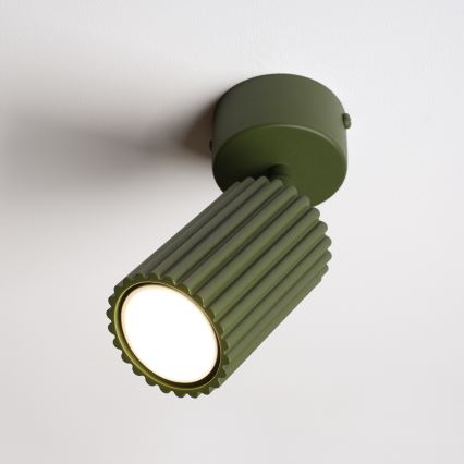 Oprawa punktowa KARBON 1xGU10/10W/230V zielona