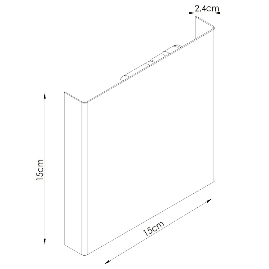 Kinkiet VANTA 2xG9/8W/230V czarny