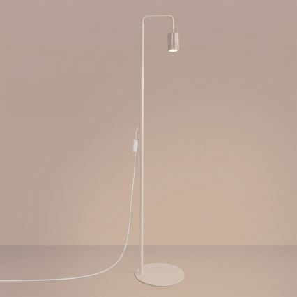Lampa stojąca KARBON 1xGU10/10W/230V kremowa