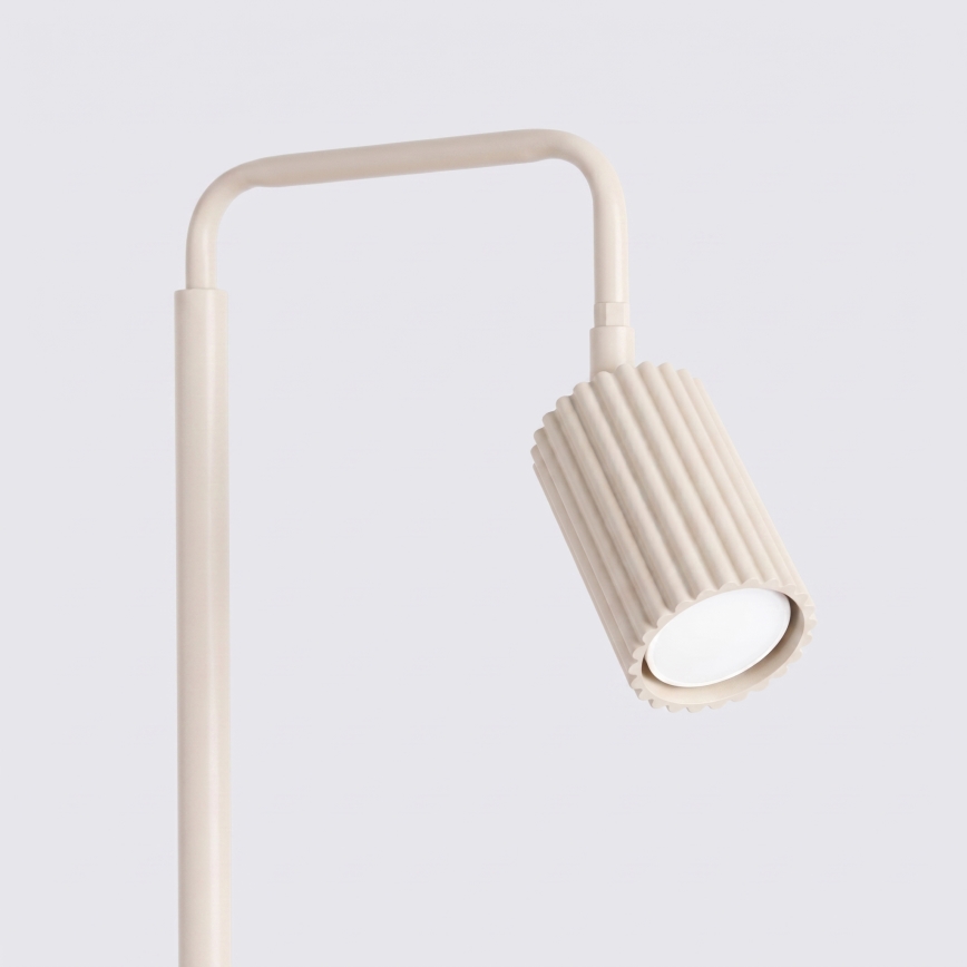 Lampa stojąca KARBON 1xGU10/10W/230V kremowa