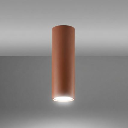 Oprawa punktowa LAGOS 1xGU10/10W/230V 20 cm brązowa