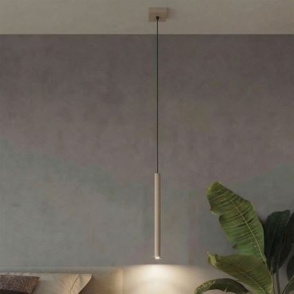 Żyrandol na przewodzie PASTELO 1xG9/8W/230V taupe