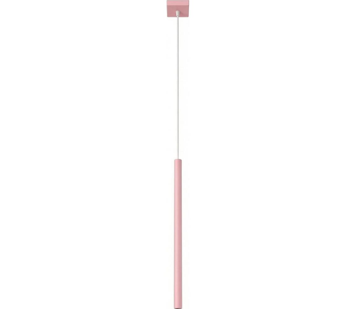 SL.2129 - Lampa wisząca na przewodzie PASTELO 1xG9/8W/230V różowa