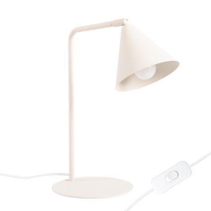 Lampa stołowa NOX 1xE14/10W/230V kremowa