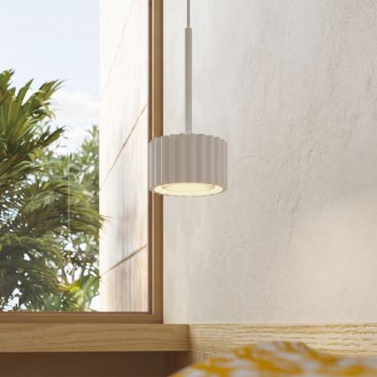 Lampa wisząca na lince AURA 1xGX53/10W/230V biała