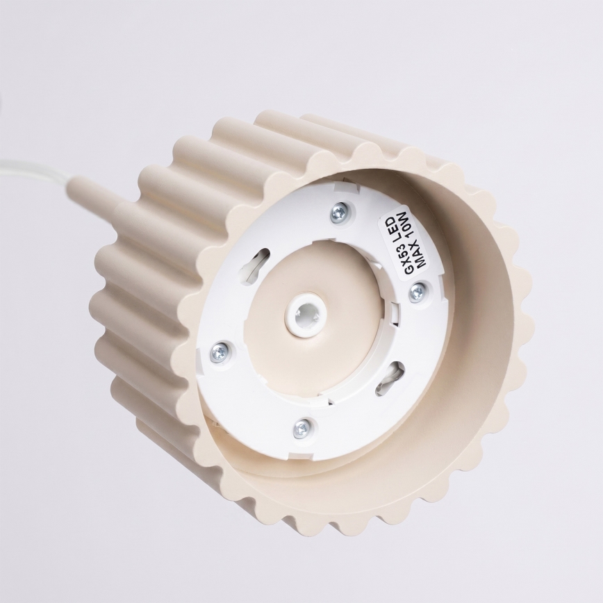Żyrandol na przewodzie AURA 1xGX53/10W/230V kremowy