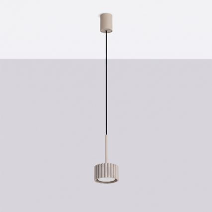 Lampa wisząca na lince AURA 1xGX53/10W/230V taupe