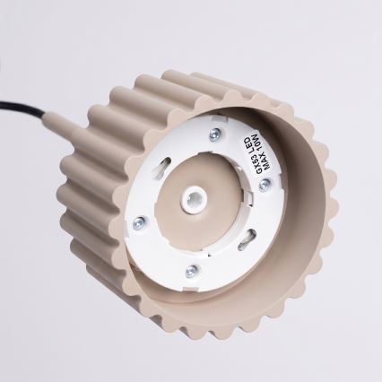 Lampa wisząca na lince AURA 1xGX53/10W/230V taupe