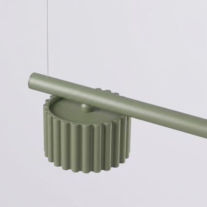 Lampa wisząca na linkach AURA 4xGX53/10W/230V zielona