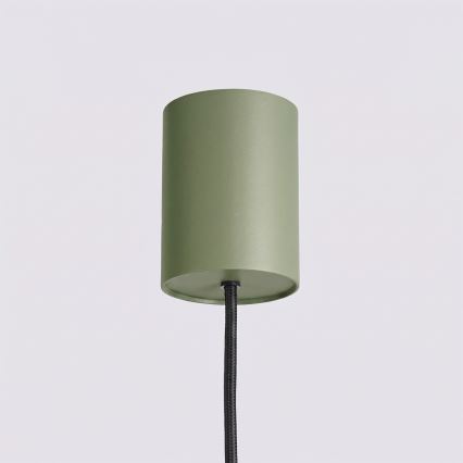 Lampa wisząca na linkach AURA 4xGX53/10W/230V zielona