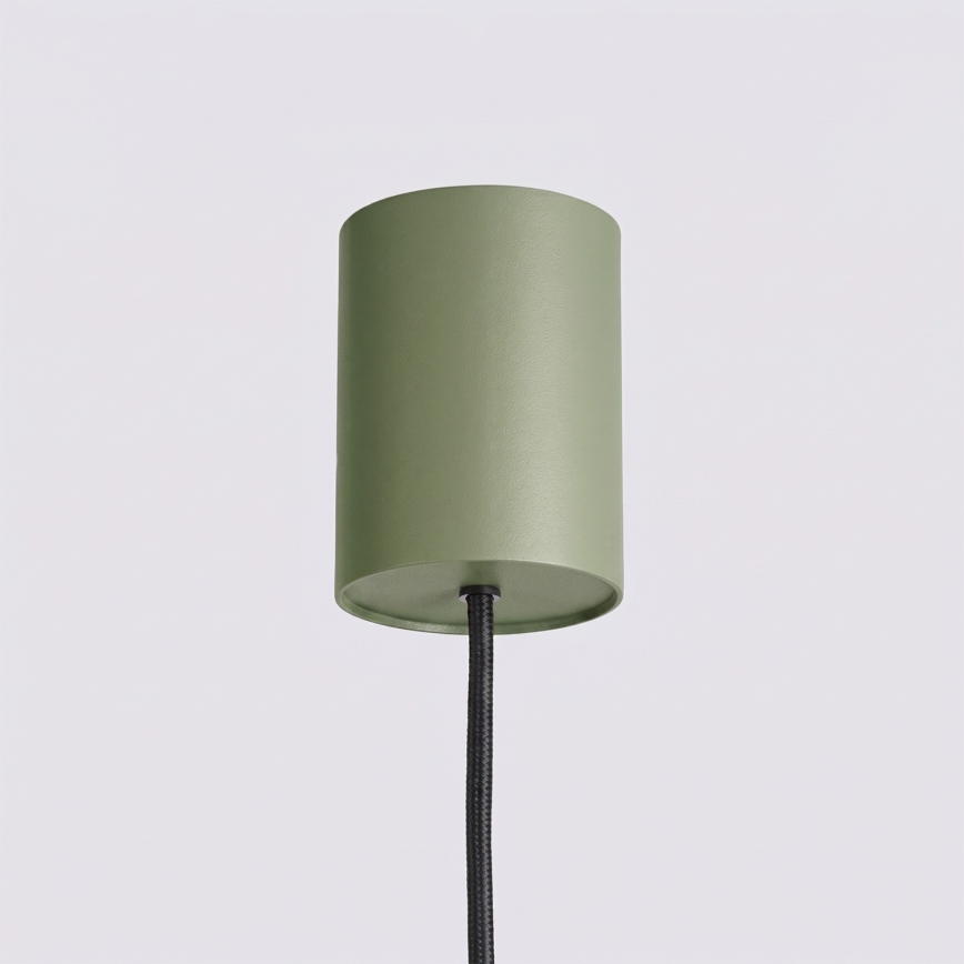 Lampa wisząca na linkach AURA 4xGX53/10W/230V zielona
