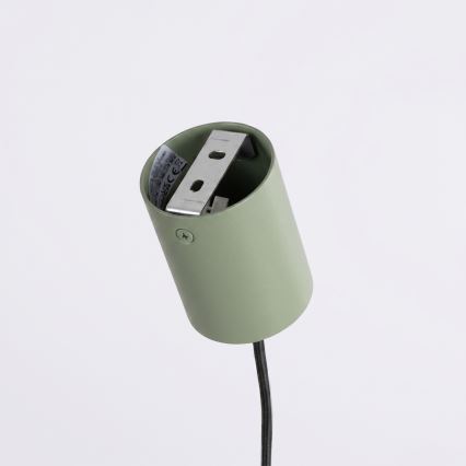 Lampa wisząca na linkach AURA 4xGX53/10W/230V zielona