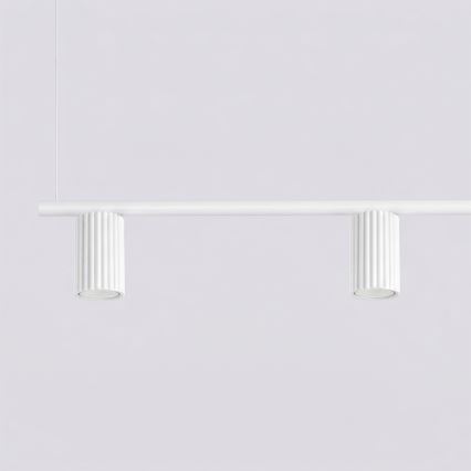 Lampa wisząca na linkach KARBON 4xGU10/10W/230V biała