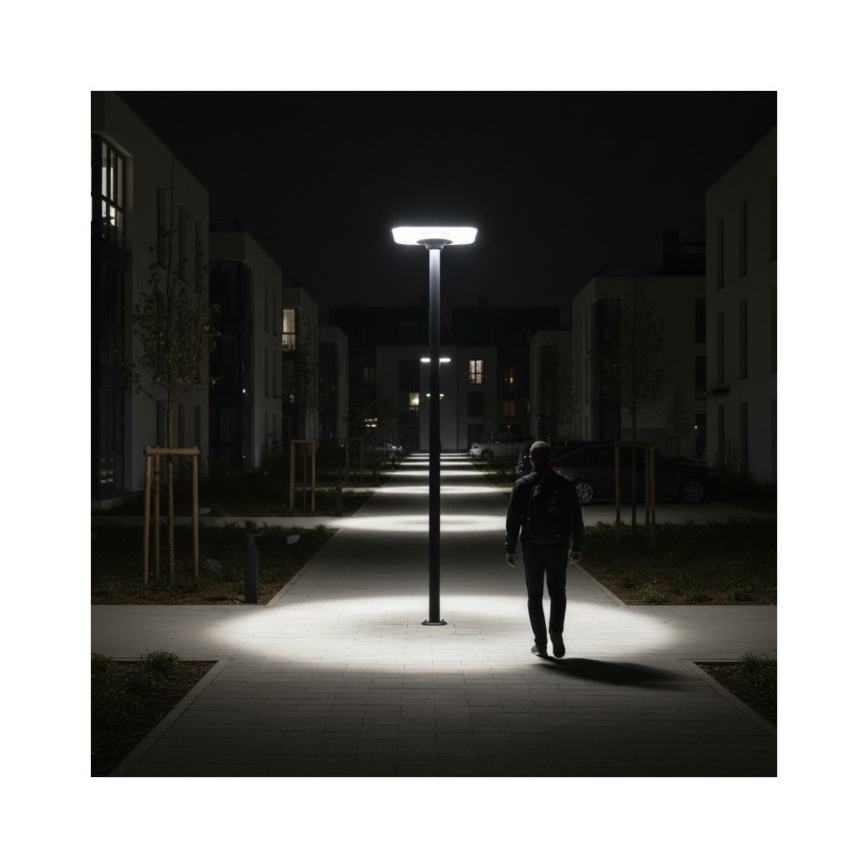 Solarna lampa uliczna LED z czujnikiem SOLSUMI LED/25W/3,2V 3000/4000/6500K IP54 24000 mAh + pilot zdalnego sterowania