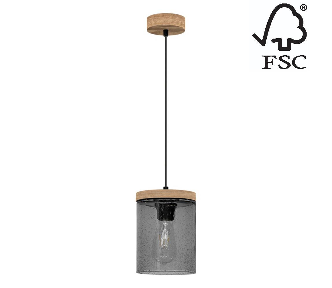 161859151 - Żyrandol na lince MONSUN 1xE27/60W/230V sosna