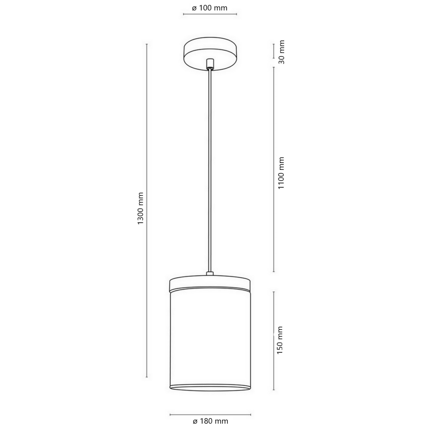 Żyrandol na lince MONSUN 1xE27/60W/230V sosna - certyfikat FSC