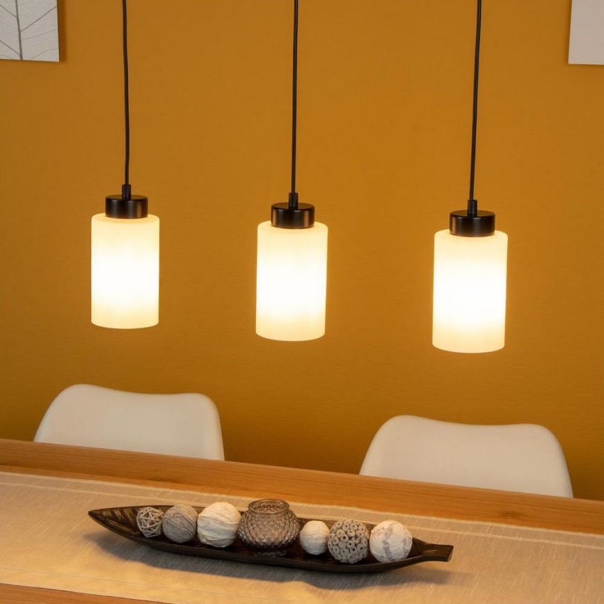 Lampa wisząca na linkach BOSCO 3xE27/60W/230V