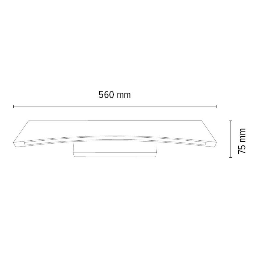 LED Kinkiet ściemnialny ZIAD LED/6,5W/230V dąb – FSC certyfikowano