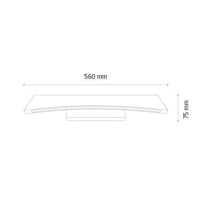 LED Kinkiet ściemnialny ZIAD LED/6,5W/230V dąb – FSC certyfikowano