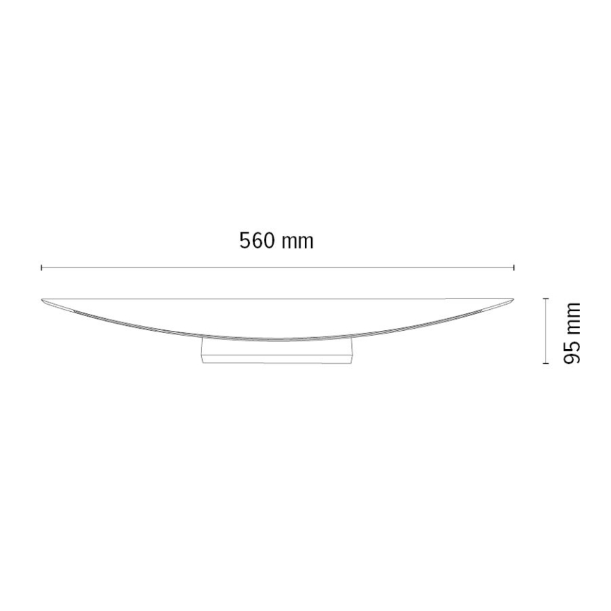 LED Kinkiet ściemnialny DUBAI LED/6,5W/230V dąb – FSC certyfikowano