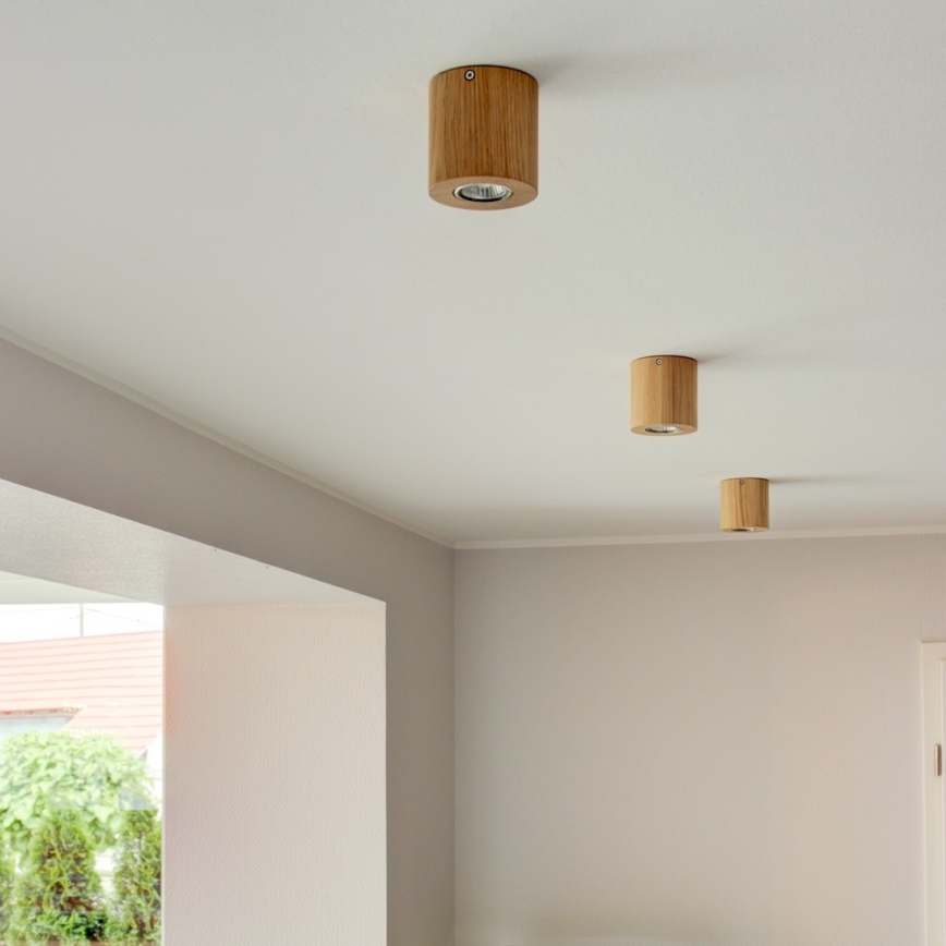 Plafon WOODDREAM 1xGU10/6W/230V dąb