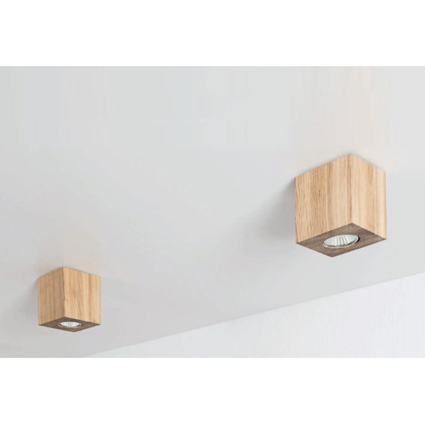 Plafon WOODDREAM 1xGU10/6W/230V dąb