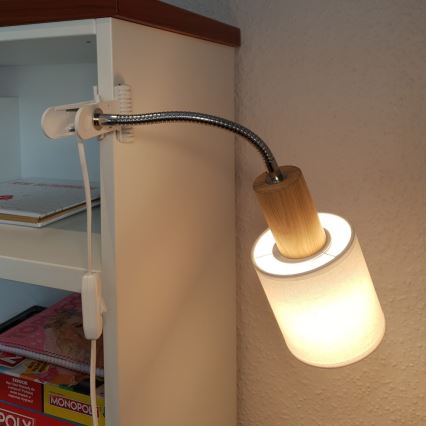 Lampa z klipsem TREEHOUSE 1xE27/25W/230V