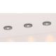 ZESTAW 3x LED Oprawa wpuszczana VITAR 1xGU10/5W/230V beton – certyfikat FSC