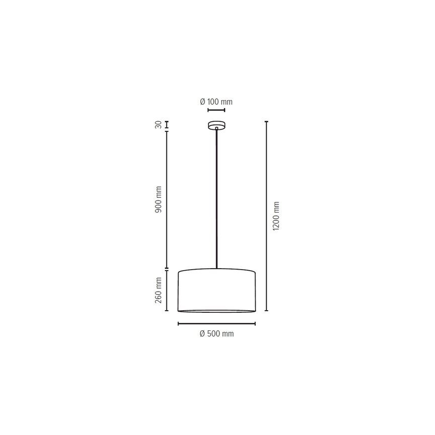 Lampa wisząca na linkę SCARLETT 1xE27/60W/230V