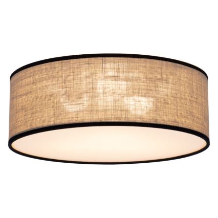 Plafon NEGRO 3xE27/25W/230V 38 cm