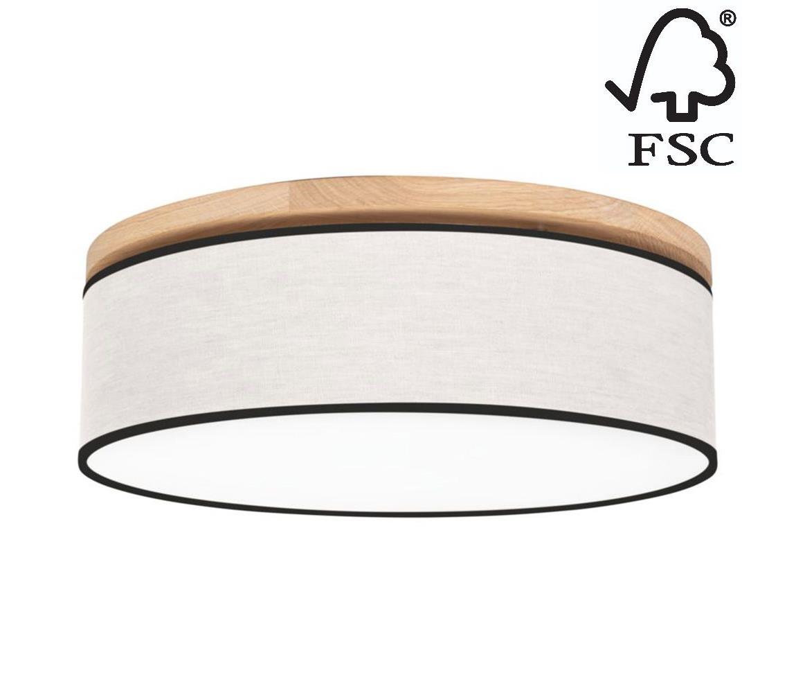 4995874 - Plafon BOHO 4xE27/25W/230V dąb 58 cm