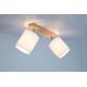 Oświetlenie punktowe APRILLIA 2xE27/25W/230V dąb biały - certyfikat FSC