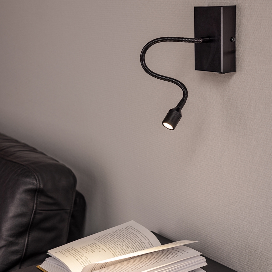 LED Kinkiet LECTOR LED/2,5W/230V czarny