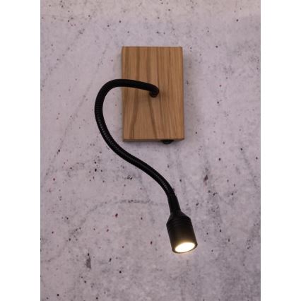 LED Kinkiet LECTOR LED/2,5W/230V dąb