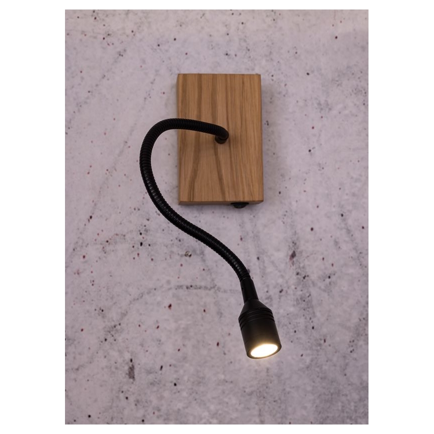 LED Kinkiet LECTOR LED/2,5W/230V dąb