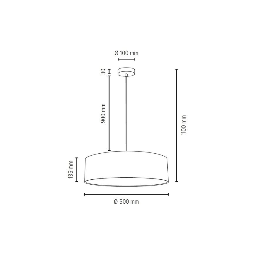 Lampa wisząca na linkach JOSEFINA 3xE27/25W/230V