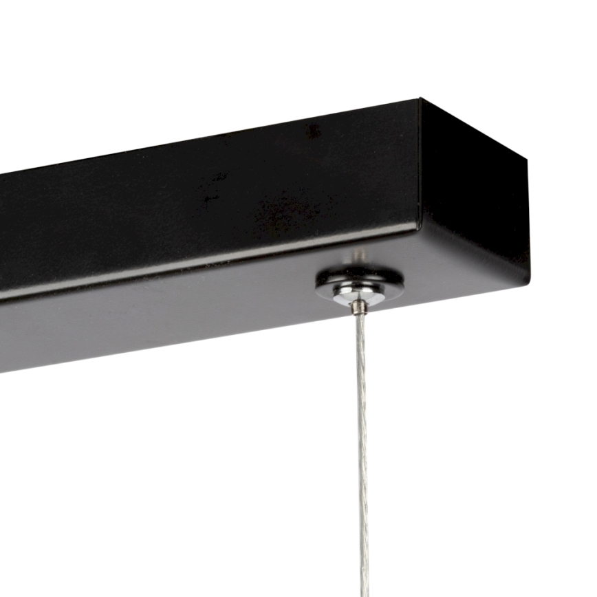 LED Żyrandol ściemnialny na lince LUCAS LED/25,5W/230V sosna