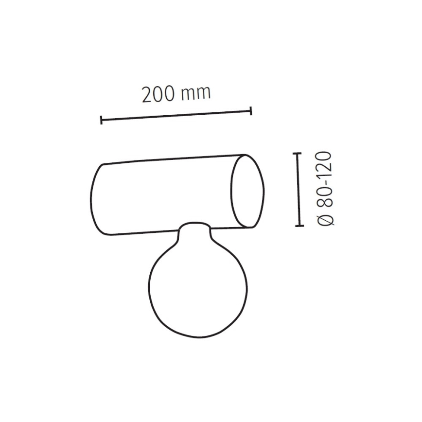 Kinkiet TRABO 1xE27/25W/230V