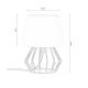 Spot-Light - Lampa stołowa MANGOO 1×E27/40W/230V biała/czarna
