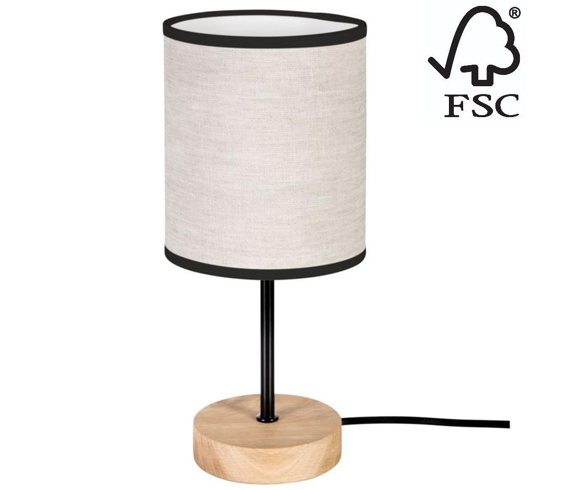 87791974 - Lampa stołowa BOHO 1xE27/25W/230V dąb