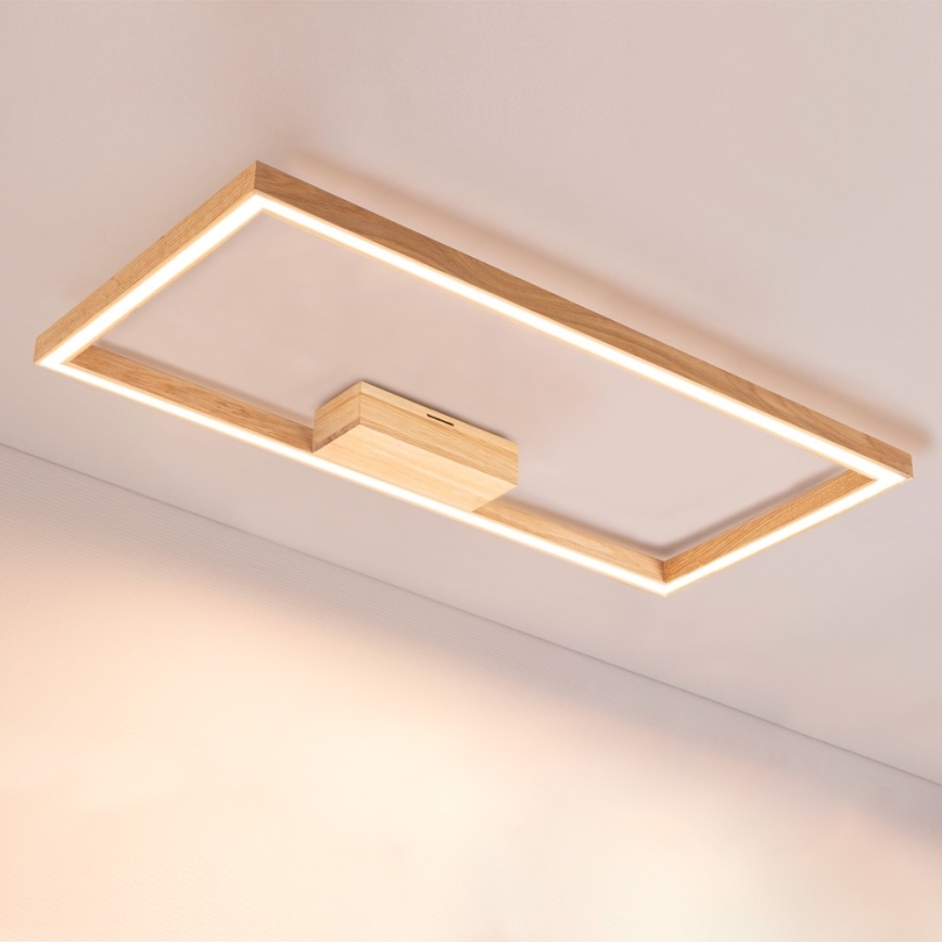 LED Plafon RAMME LED/34W/230V dąb matowy