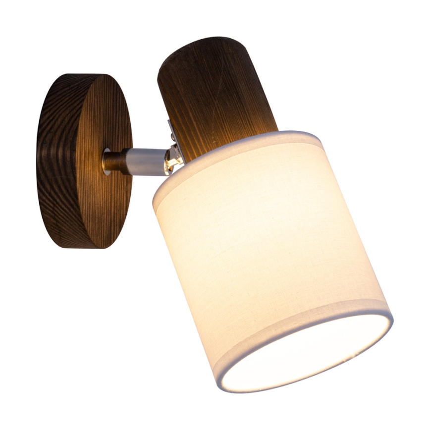 Kinkiet punktowy TRENDY 1xE27/15W/230V sosna