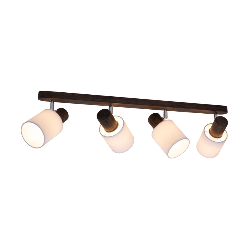 Oprawa sufitowa punktowa TRENDY 4xE27/15W/230V sosna