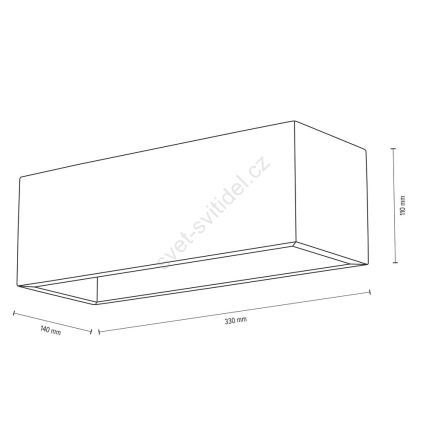 Kinkiet KENZO 2xG9/6W/230V sosna