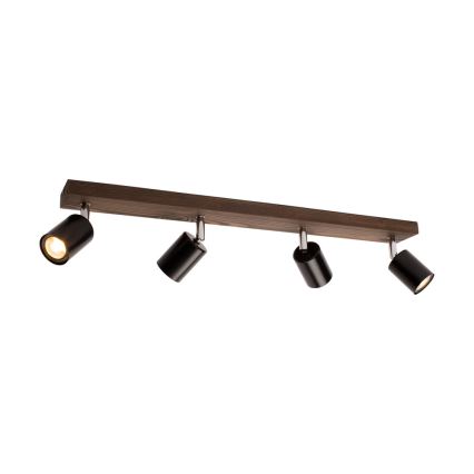 Sufitowe oświetlenie punktowe MANARA 4xGU10/5W/230V sosna