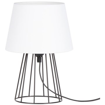 Spot-Light - Lampa stołowa MANGOO 1xE27/40W/230V biała/czarna