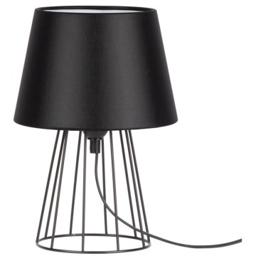 Spot-Light - Lampa stołowa MANGOO 1xE27/40W/230V czarna