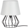 Spot-Light - Lampa stołowa MANGOO 1xE27/40W/230V szara/czarna