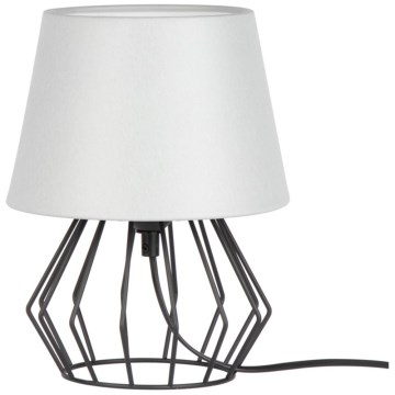 Spot-Light - Lampa stołowa MANGOO 1xE27/40W/230V szara/czarna